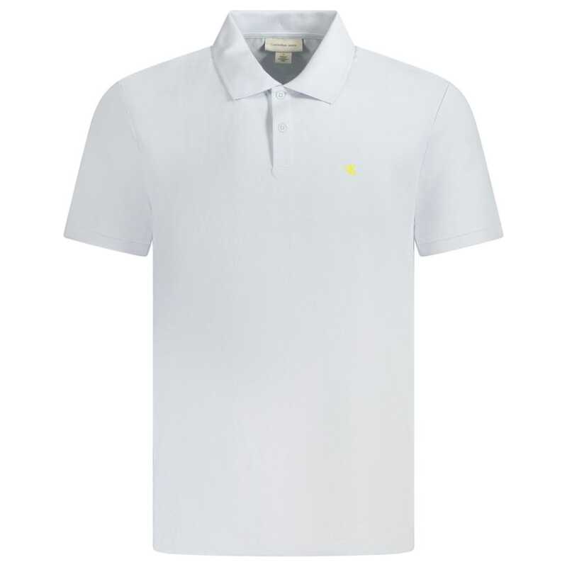 Calvin Klein Light Blue Cotton Men Polo Shirt, theFeinheit
