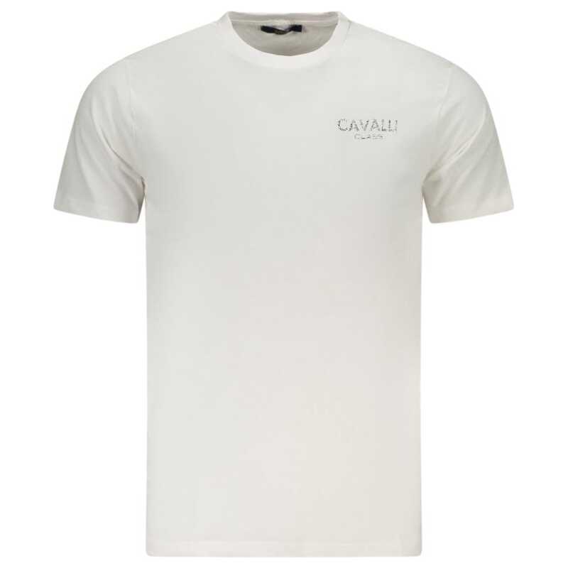 Cavalli Class White Cotton Men&#8217;s T-Shirt, theFeinheit