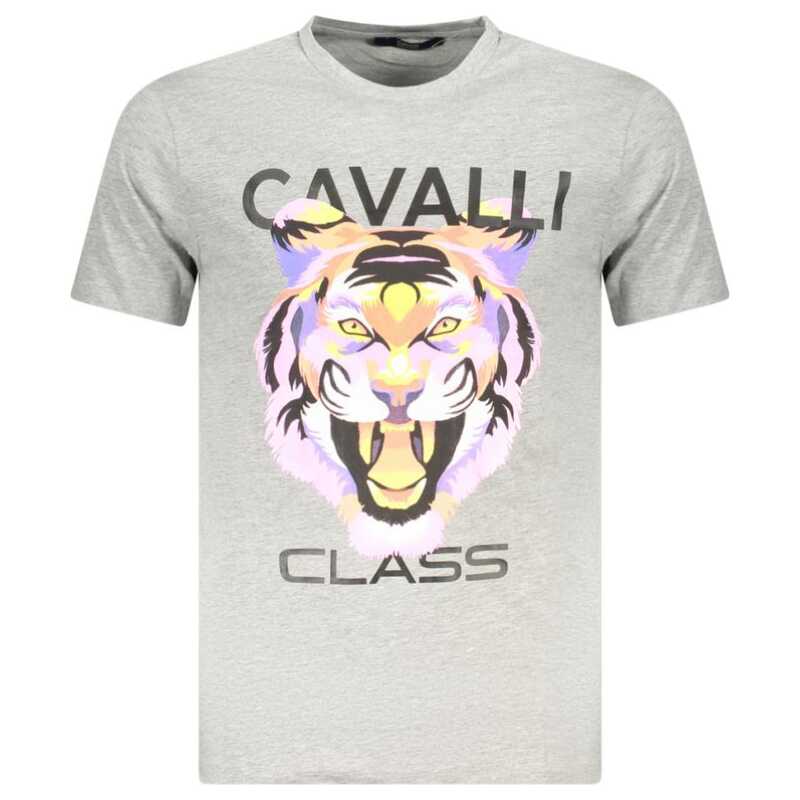 Cavalli Class Brown Cotton Men T-Shirt, theFeinheit