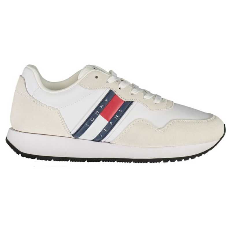 Tommy Hilfiger White Leather Men Sneaker, theFeinheit
