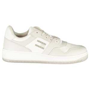 Tommy Hilfiger White Leather Men Sneaker