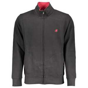 U.S. Grand Polo Black Cotton Men Sweater