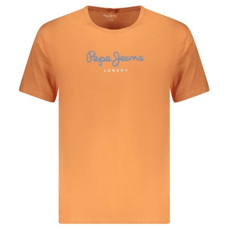 Pepe Jeans Orange Cotton T-Shirt, theFeinheit
