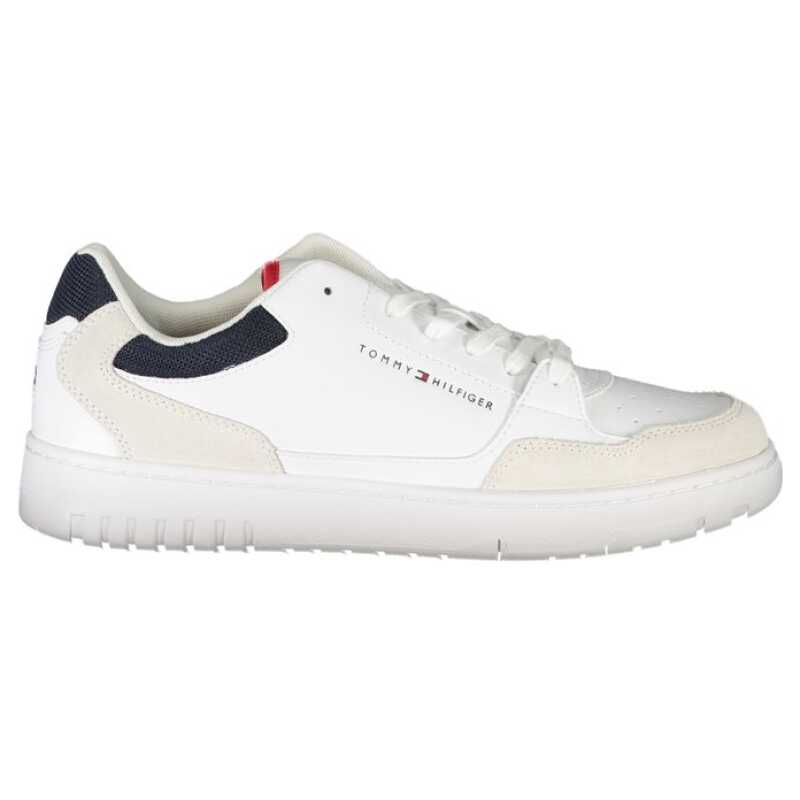 Tommy Hilfiger White Leather Men Sneaker, theFeinheit