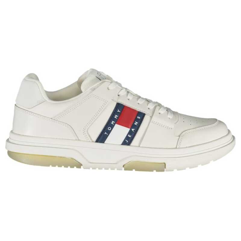Tommy Hilfiger White Polyethylene Men Sneaker, theFeinheit