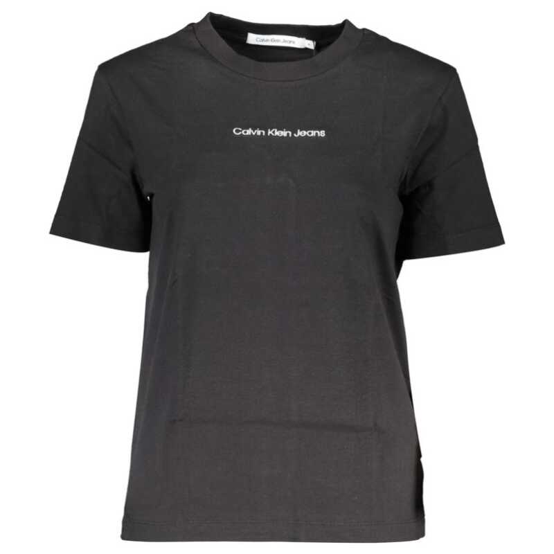 Calvin Klein Black Cotton Women T-Shirt, theFeinheit