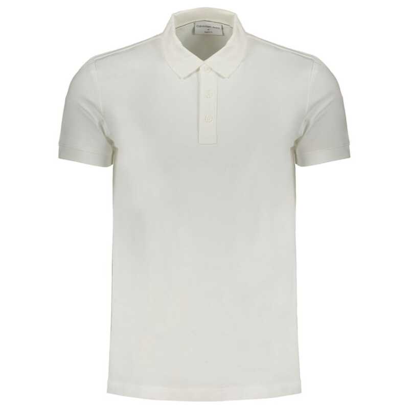 Calvin Klein White Cotton Polo Shirt, theFeinheit