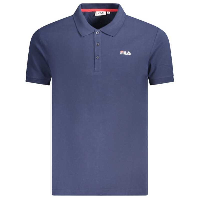 Fila Blue Cotton Men Polo Shirt, theFeinheit