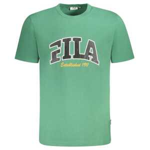 Fila Green Cotton Men T-Shirt