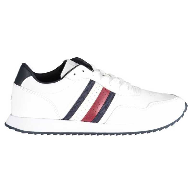 Tommy Hilfiger White Polyester Sneaker, theFeinheit