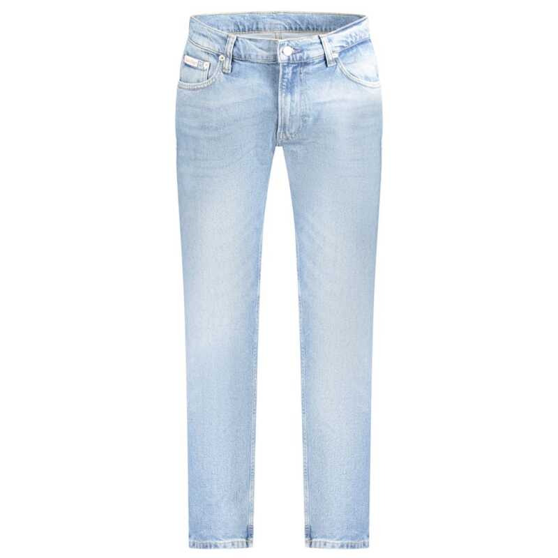 Calvin Klein Light Blue Cotton Men Jeans, theFeinheit
