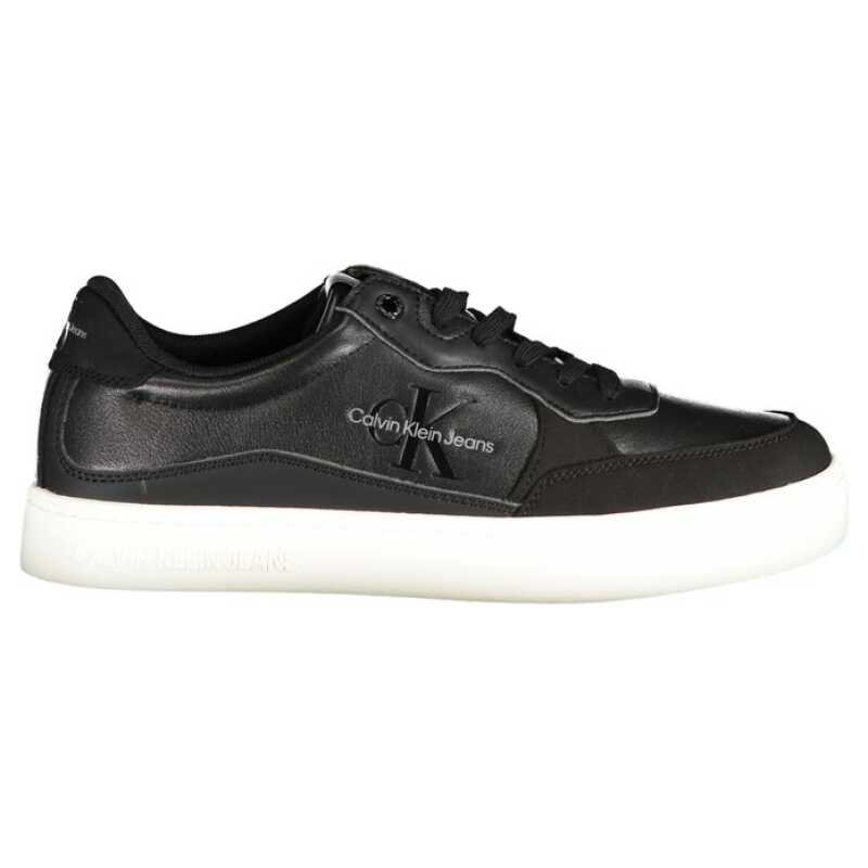 Calvin Klein Sleek Black Sports Sneakers with Contrast Details, theFeinheit