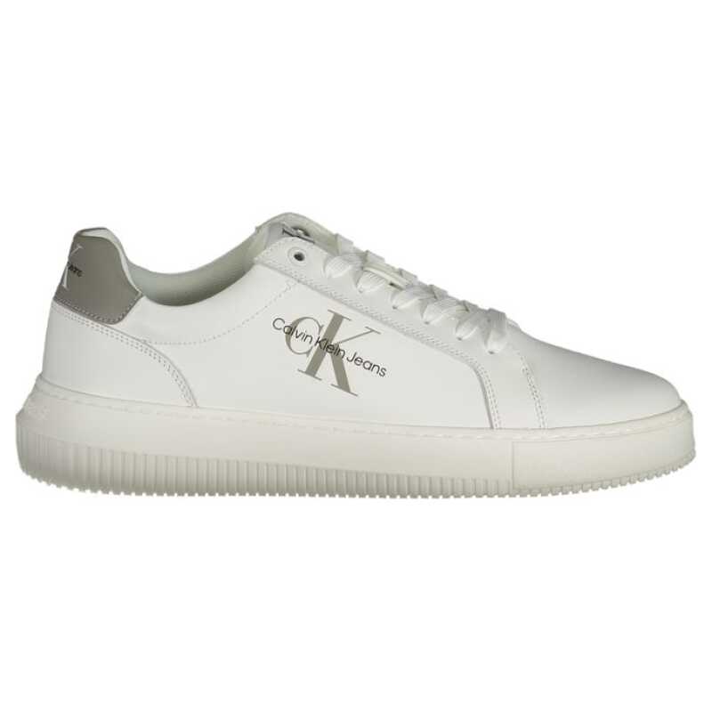 Calvin Klein White Leather Men Sneaker, theFeinheit