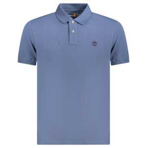 Timberland Blue Cotton Polo Shirt