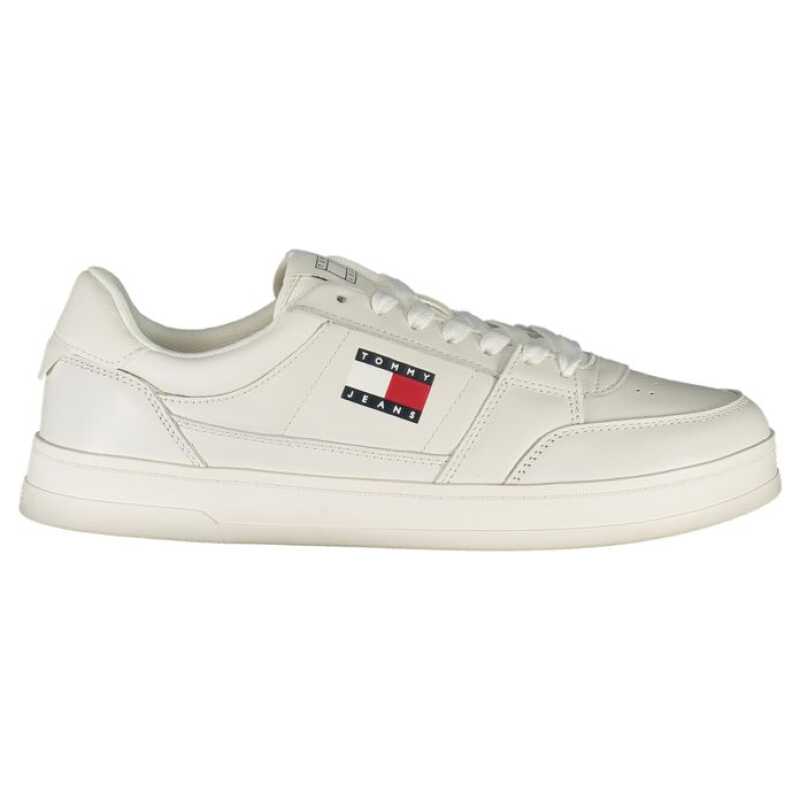 Tommy Hilfiger White Leather Men Sneaker, theFeinheit