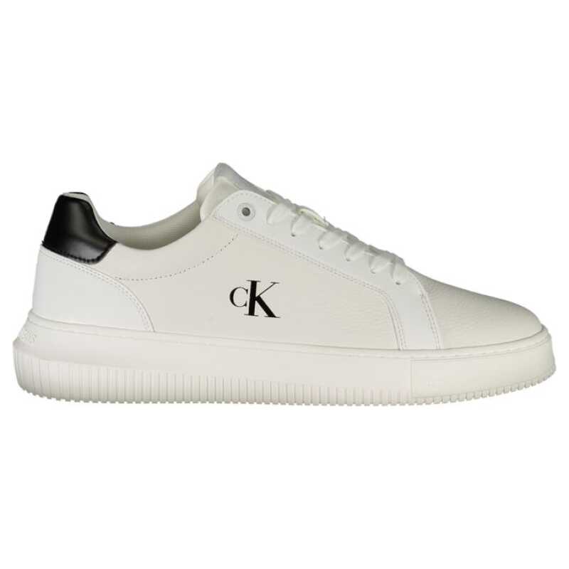 Calvin Klein White Leather Men Sneaker, theFeinheit