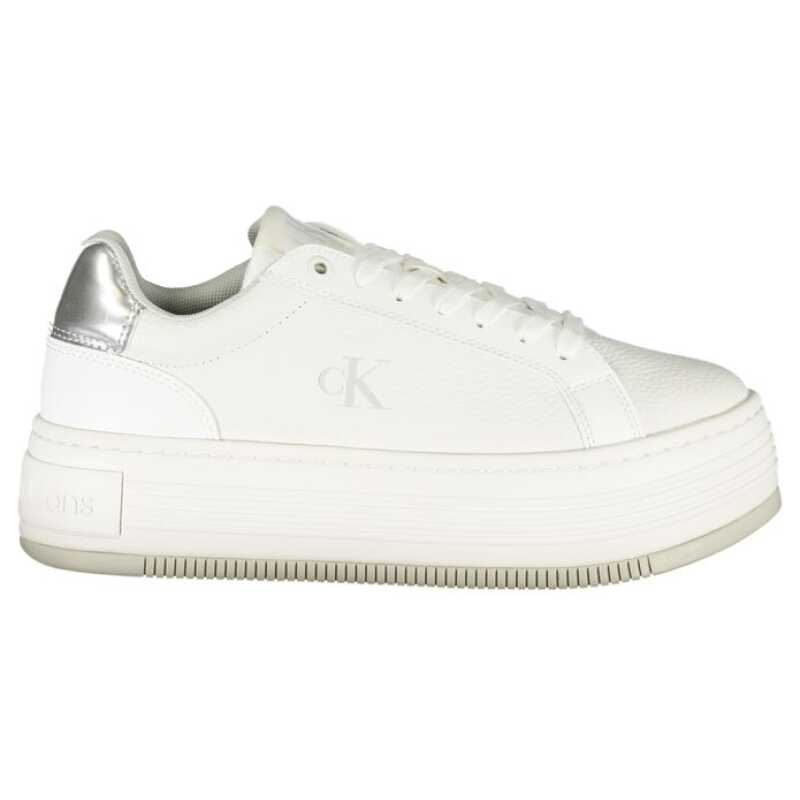 Calvin Klein White Leather Women Sneaker, theFeinheit