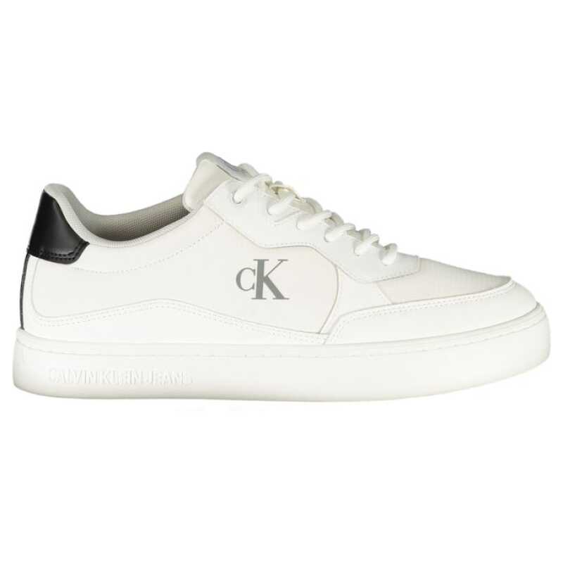 Calvin Klein White Polyester Men Sneaker, theFeinheit