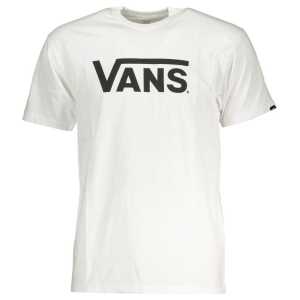Vans White Cotton Men T-Shirt