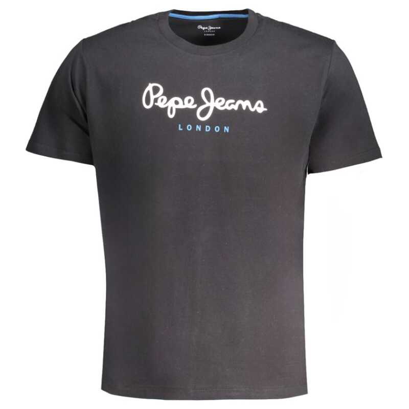 Pepe Jeans Black Cotton T-Shirt, theFeinheit