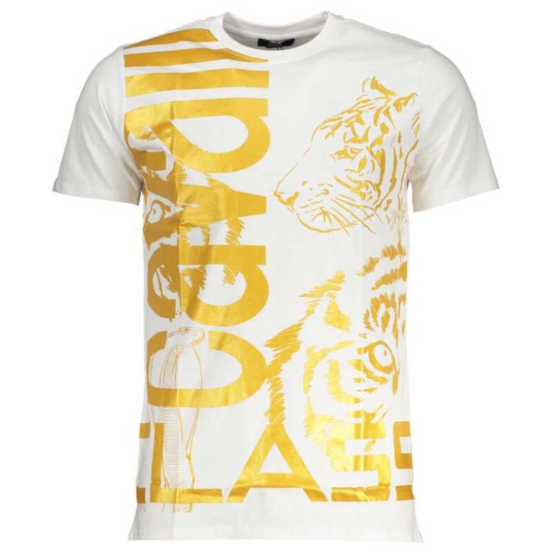 Cavalli Class White Cotton T-Shirt, theFeinheit