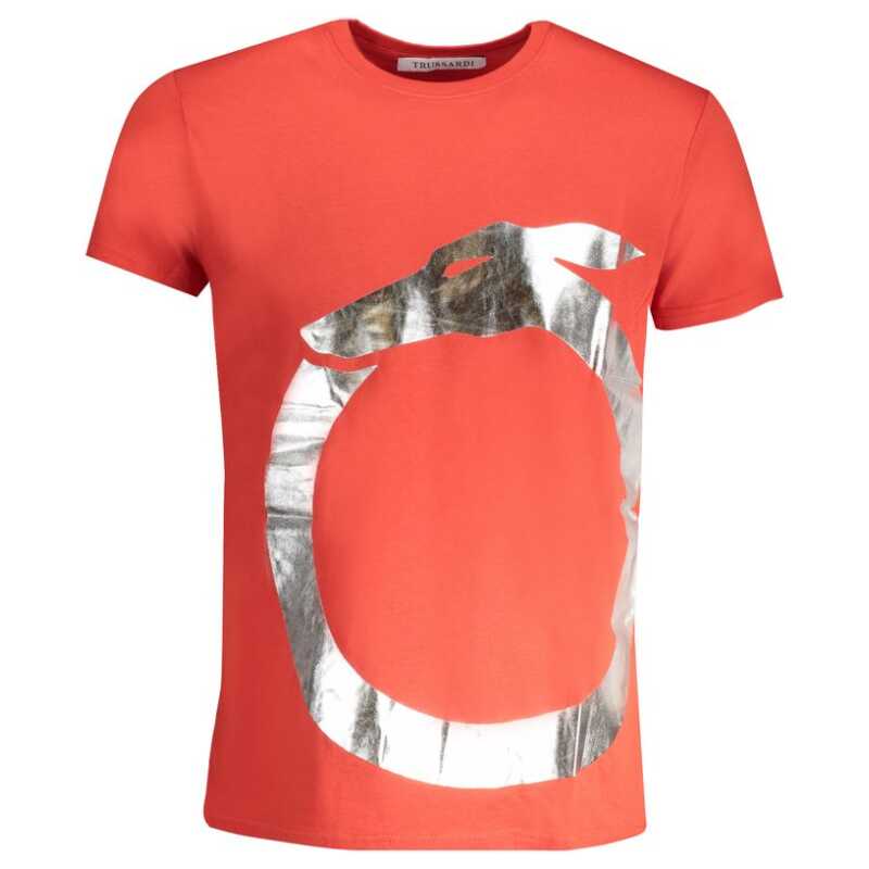 Trussardi Red Cotton T-Shirt, theFeinheit