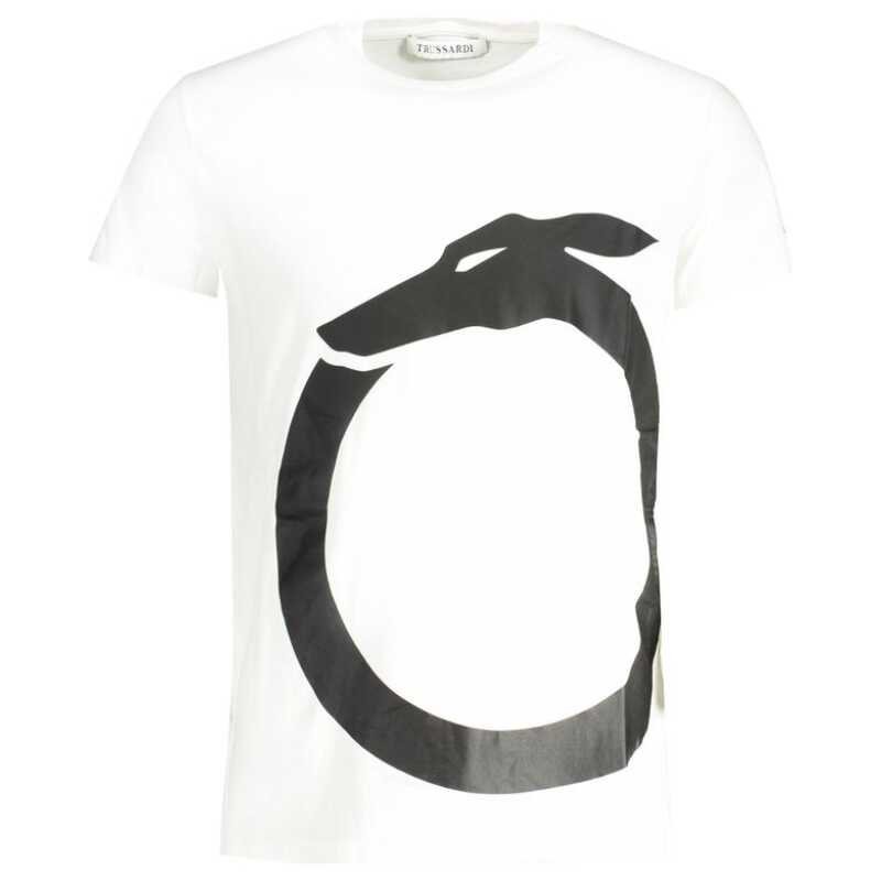 Trussardi White Cotton T-Shirt, theFeinheit