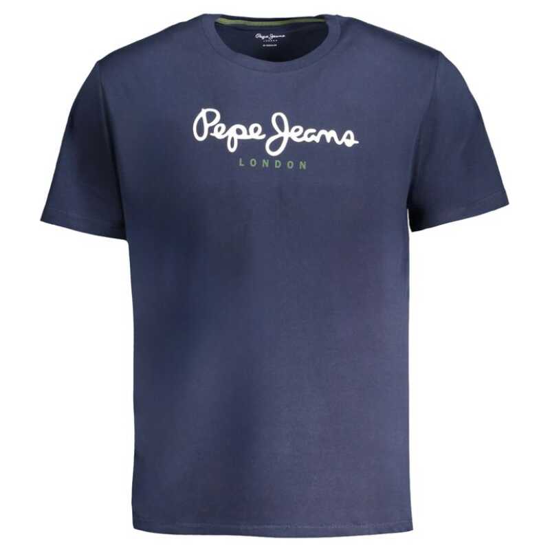 Pepe Jeans Blue Cotton T-Shirt, theFeinheit