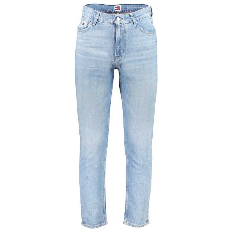 Tommy Hilfiger Light Blue Cotton Men&#8217;s Jean, theFeinheit
