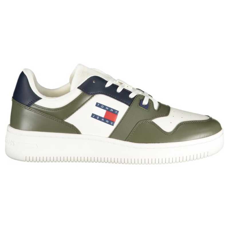 Tommy Hilfiger Green Leather Men Sneaker, theFeinheit
