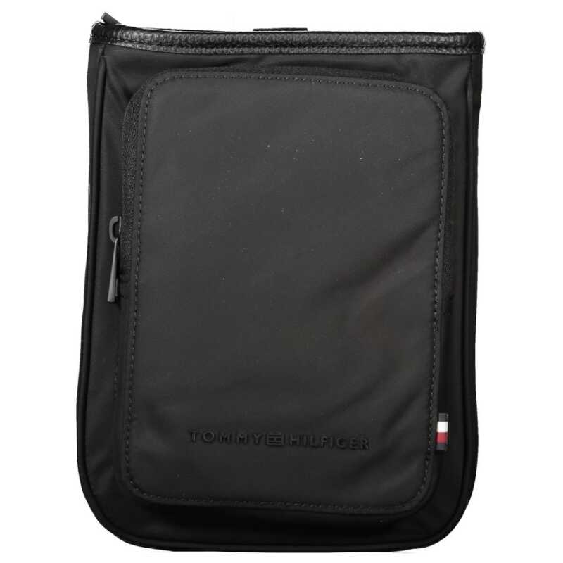 Tommy Hilfiger Black Polyester Men Shoulder Bag, theFeinheit