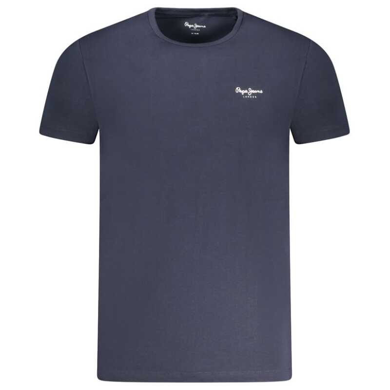 Pepe Jeans Blue Cotton Men T-Shirt, theFeinheit