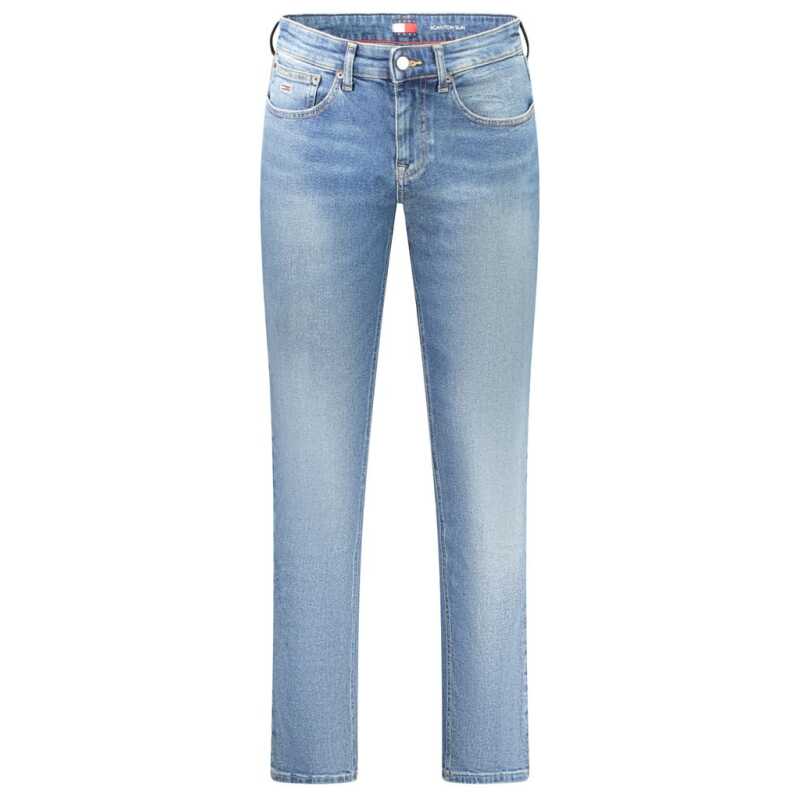 Tommy Hilfiger Blue Cotton Men Jeans, theFeinheit