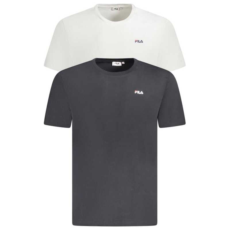Fila White Cotton Men T-Shirt, theFeinheit