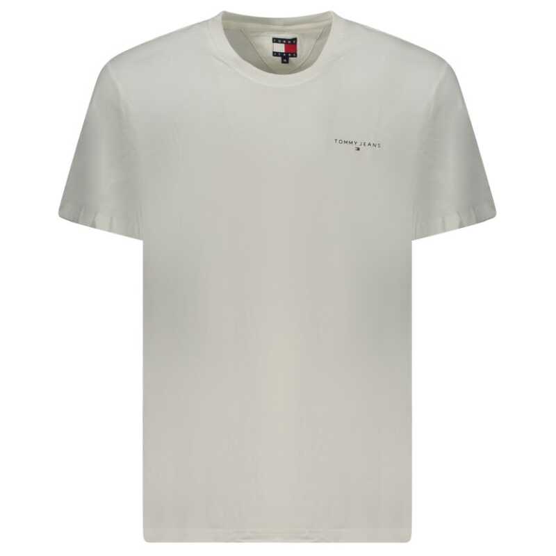 Tommy Hilfiger White Cotton Men T-Shirt, theFeinheit
