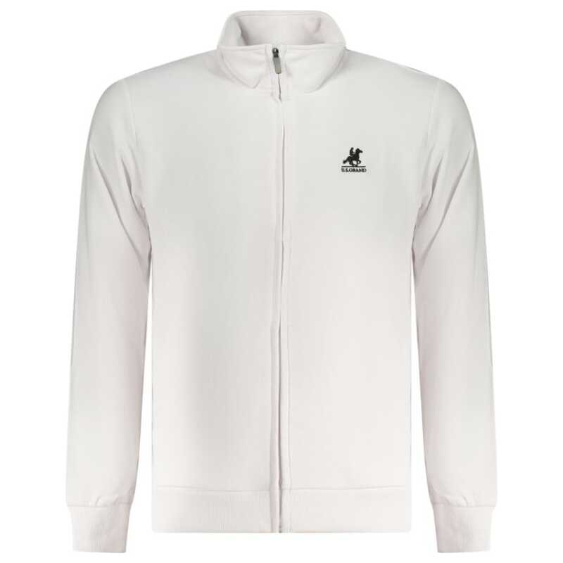 U.S. Grand Polo White Cotton Sweater, theFeinheit