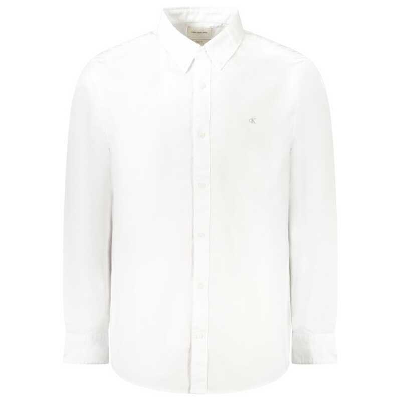 Calvin Klein White Cotton Men Shirt, theFeinheit