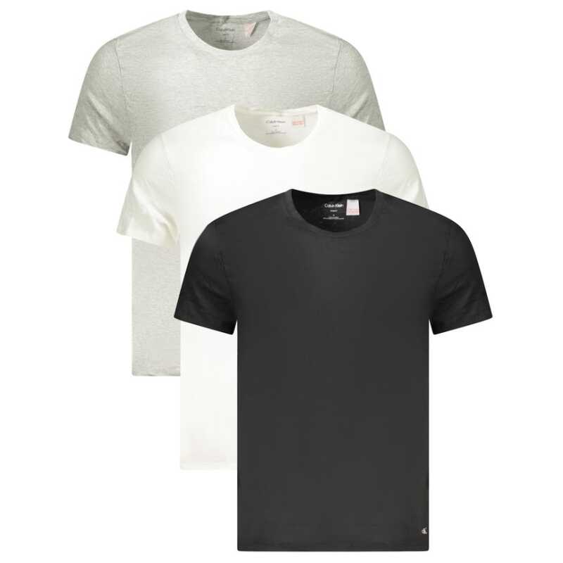 Calvin Klein Gray Cotton Men T-Shirt, theFeinheit