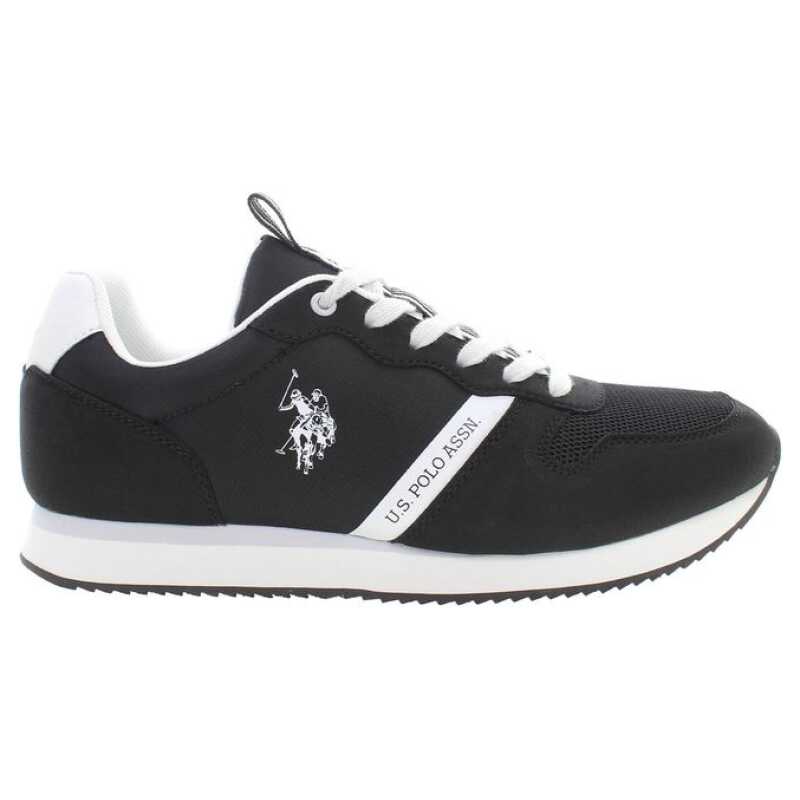 U.S. POLO ASSN. Black Polyester Men Sneaker, theFeinheit