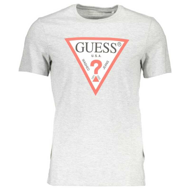 Guess Jeans Brown Cotton Men T-Shirt, theFeinheit