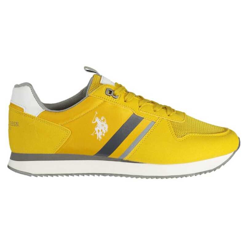 U.S. POLO ASSN. Yellow Polyester Men Sneaker, theFeinheit