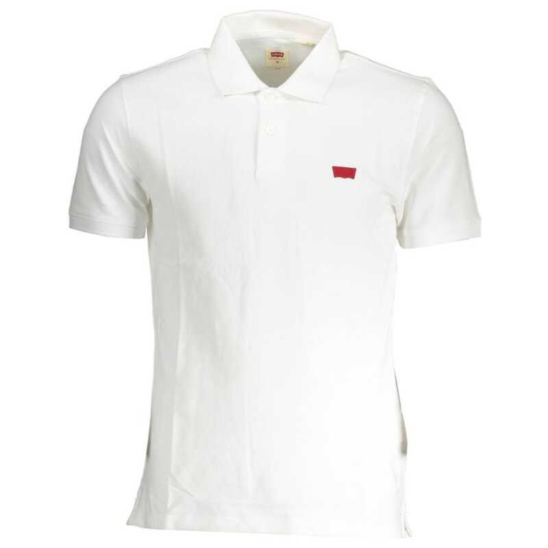 Levi&#8217;s White Cotton Men Polo, theFeinheit