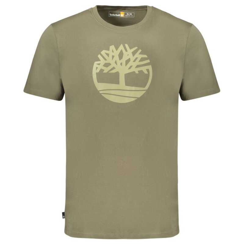 Timberland Green Cotton Men T-Shirt, theFeinheit