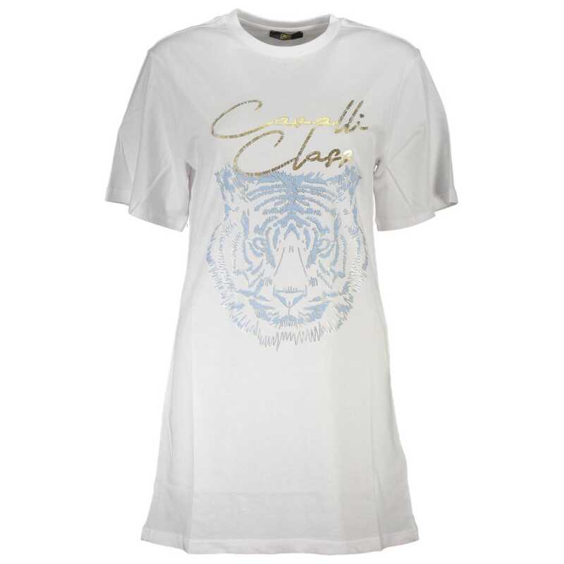 Cavalli Class White Cotton Women Top, theFeinheit
