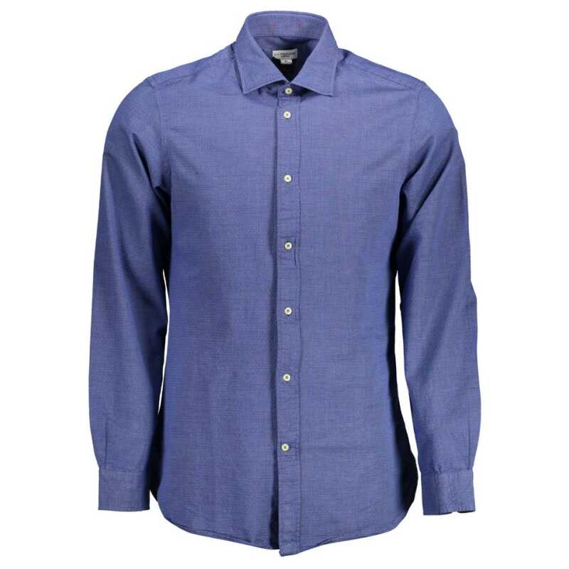 U.S. POLO ASSN. Blue Cotton Men Shirt, theFeinheit