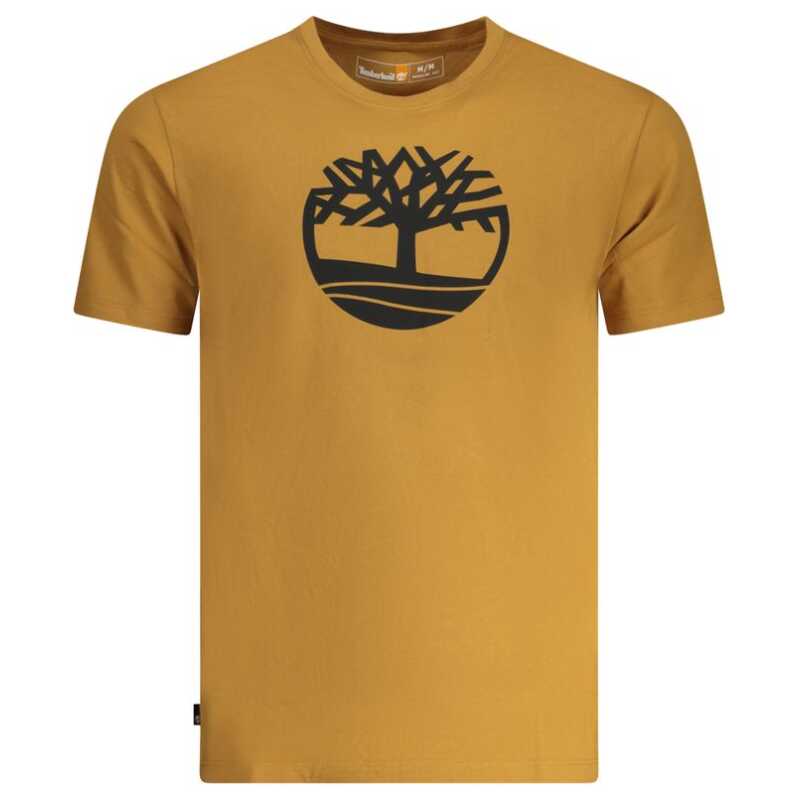 Timberland Brown Cotton Men T-Shirt, theFeinheit