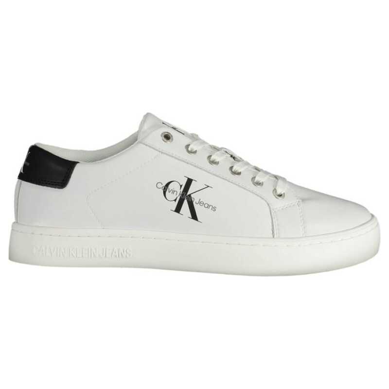 Calvin Klein White Recycled Polyester Men Sneaker, theFeinheit