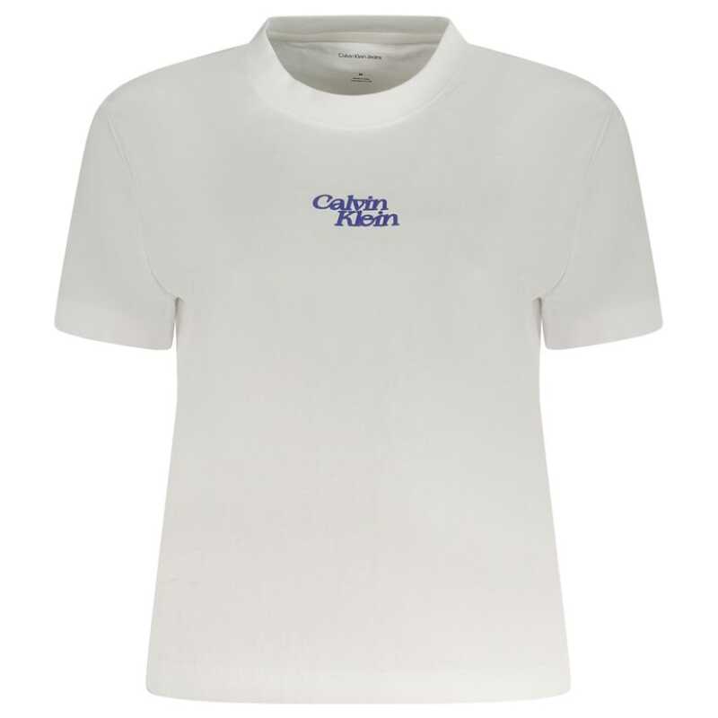 Calvin Klein White Cotton Women T-Shirt, theFeinheit