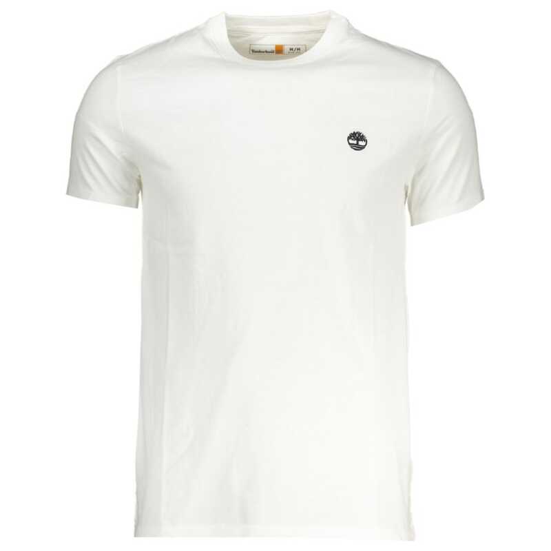 Timberland White Cotton Men T-Shirt, theFeinheit