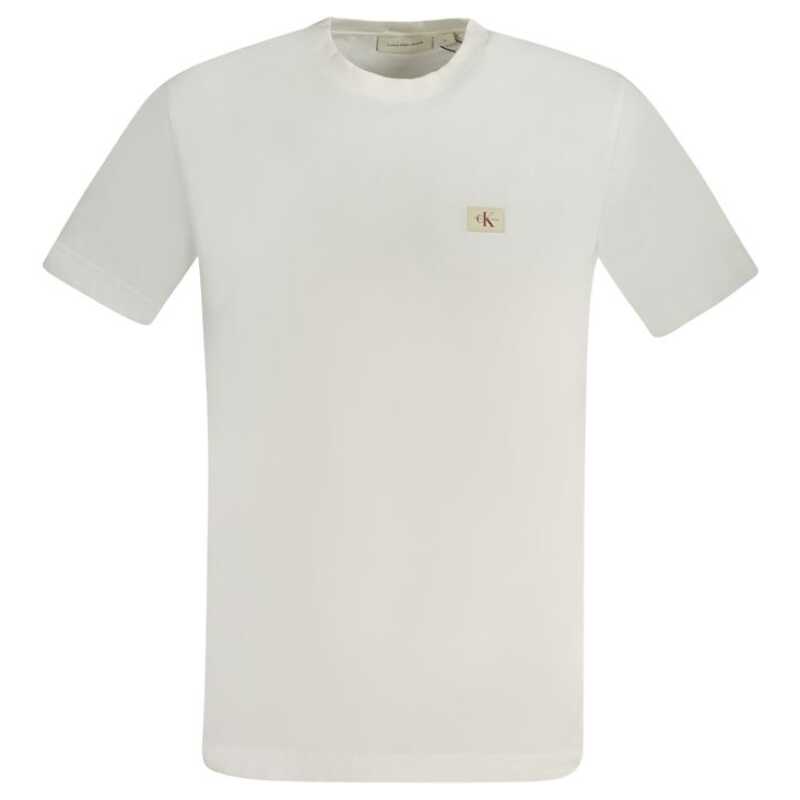 Calvin Klein White Cotton Men T-Shirt, theFeinheit